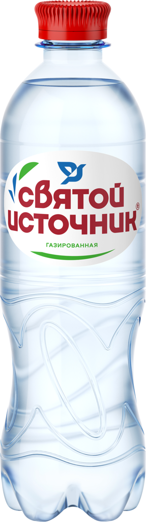 Вода питьевая СВЯТОЙ ИСТОЧНИК, 0.5л, газ